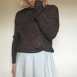 American Apparel sparkle pullover sweater